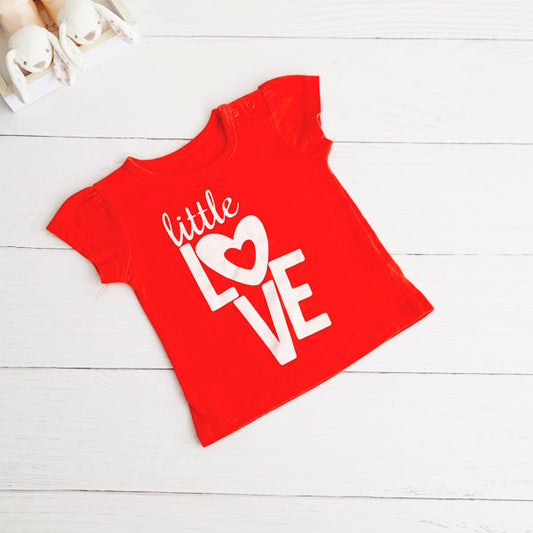 Polera Algodón Rojo Marca Baby harvest 6-9 M Estado Casi tiki