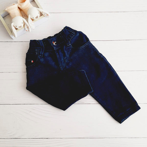 Pantalón Algodón Azul Marca Otra 12-18 M Estado Casi tiki