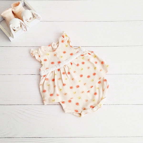 Body vestido Algodón Diseños Marca Tribu 0-3 M Estado Tiki taka