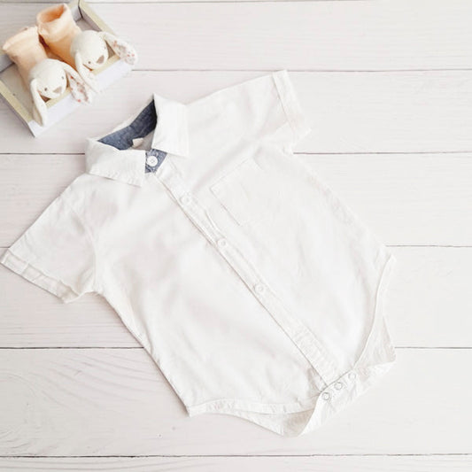 Body camisa Algodón Blanco Marca Genérica 18 M Estado Casi tiki