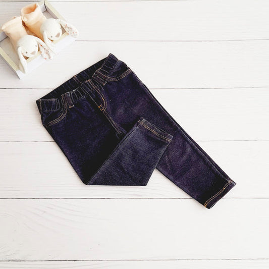 Calza Algodón Azul Marca Cat & Jack 18 M Estado Casi tiki
