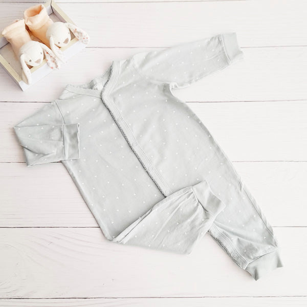 Enterito Algodón Verde agua Marca Hym 3 M Estado Casi tiki