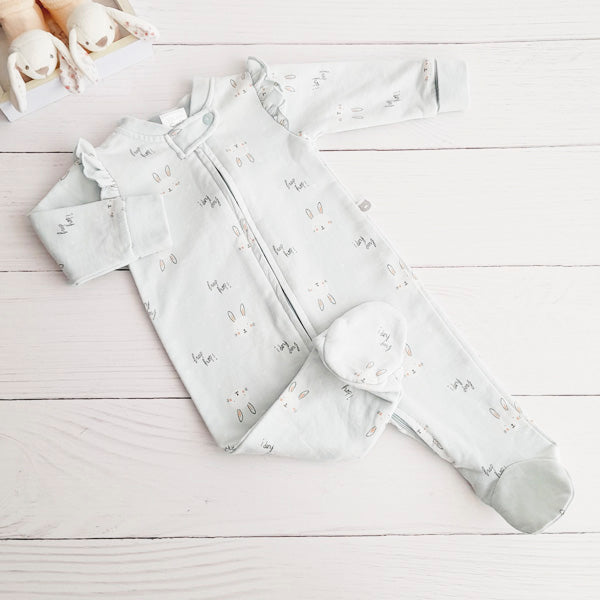 Pijama Algodón Diseños Marca Baby harvest 0-3 M Estado Tiki taka