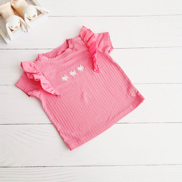 Polera Algodón Fucsia Marca redwood 9 M Estado Tiki taka