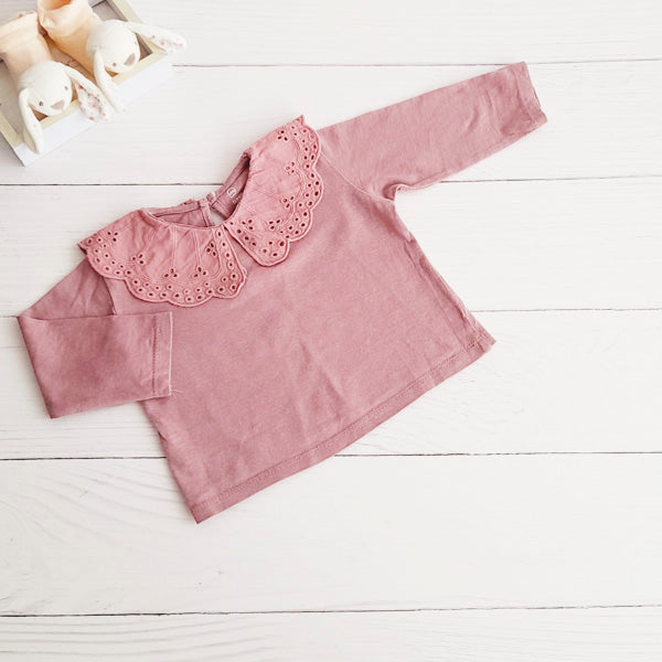 Polera Algodón Morado Marca Urb 6 M Estado Casi tiki