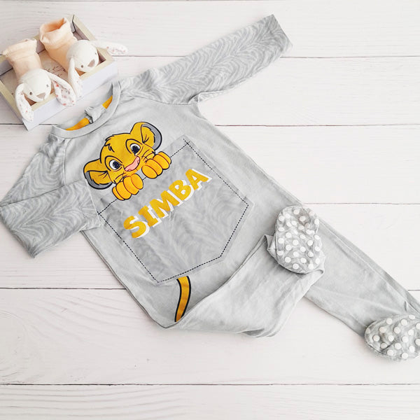 Pijama Algodón Diseños Marca Disney 9 M Estado Casi tiki