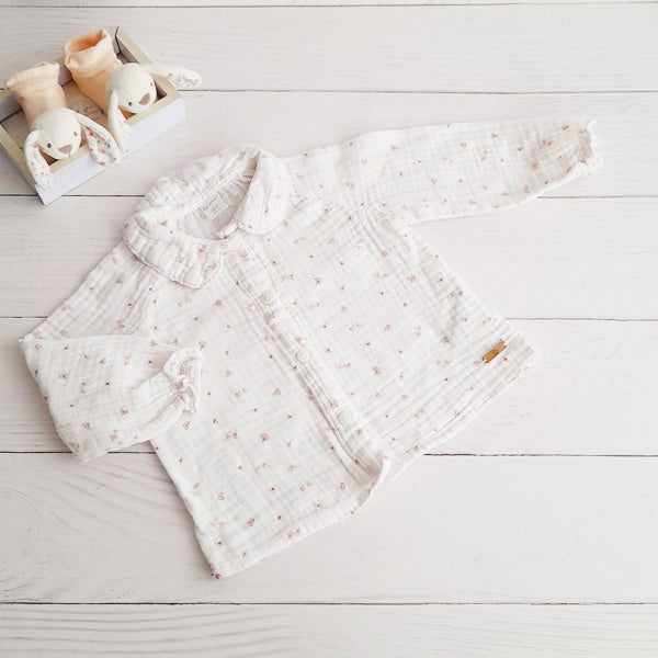 Blusa Algodón Diseños Marca Opaline 18 M Estado Casi tiki