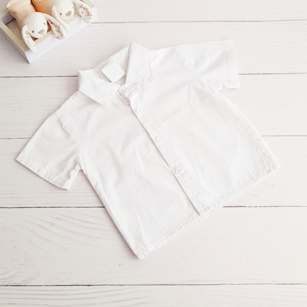 Camisa Algodón Blanco Marca Genérica 9-12 M Estado Casi tiki