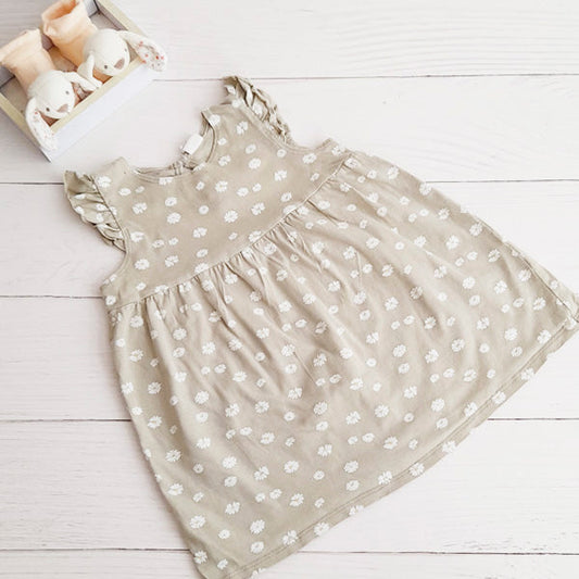 Vestido Algodón Diseños Marca Hym 12-18 M Estado Casi tiki