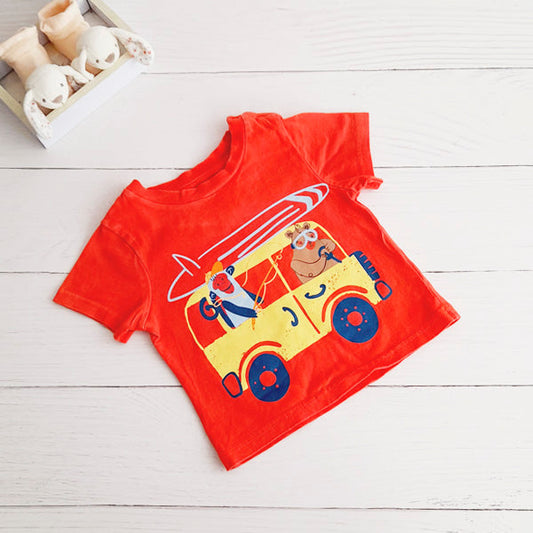 Polera Algodón Diseños Marca Boulevard 18 M Estado Casi tiki