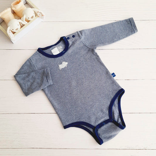 Body Algodón Azul Marca Otra 9-12 M Estado Casi tiki