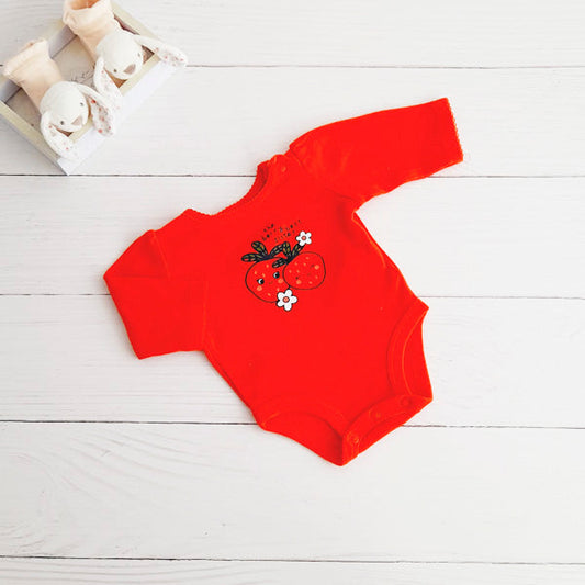 Body Algodón Rojo Marca Carter's RN Estado Tiki taka