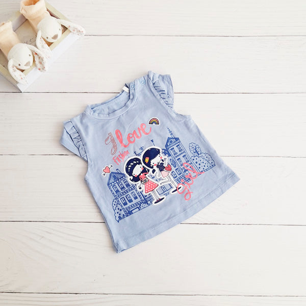 Polera Algodón Diseños Marca Otra 3-6 M Estado Casi tiki