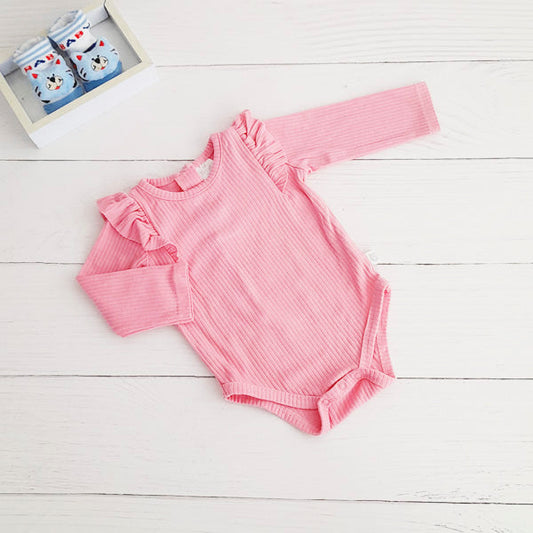 Body Algodón Rosa Marca Baby harvest 0-3 M Estado Tiki taka