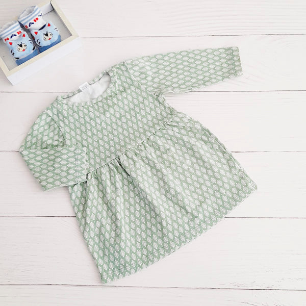 Vestido Algodón Diseños Marca Otra 9-12 M Estado Casi tiki