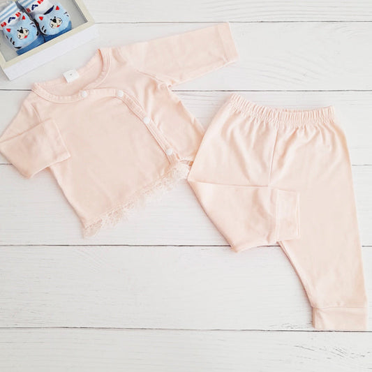 Conjunto Algodón Rosa Marca Shein RN Estado Tiki taka