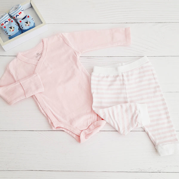 Pack Algodón Rosa Marca Otra 0-3 M Estado Casi tiki