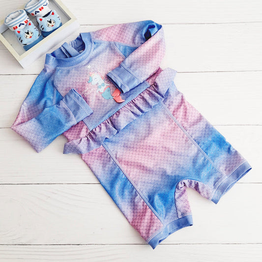 Traje de baño lycra Multicolor Marca Pillin 12 M Estado Tiki taka