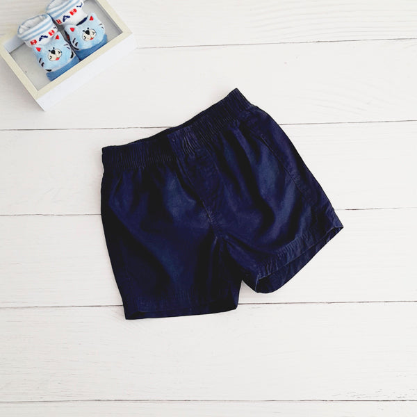 Short Algodón Azul Marca Tribu 12 M Estado Tiki taka