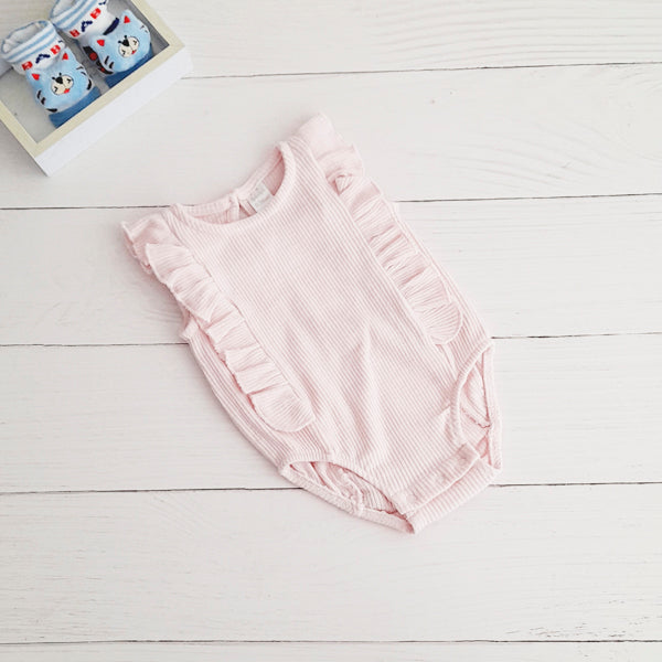 Body Algodón Rosa Marca Yamp! 0-3 M Estado Casi tiki