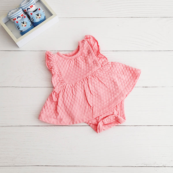 Body vestido Algodón Rosa Marca Otra Recién Nacido Estado Tiki taka