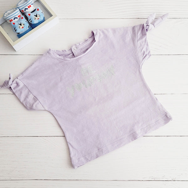 Polera Algodón Lila Marca Urb 12 M Estado Tiki taka