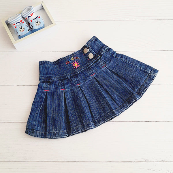 Falda Algodón Azul Marca Otra 2 A Estado Tiki taka