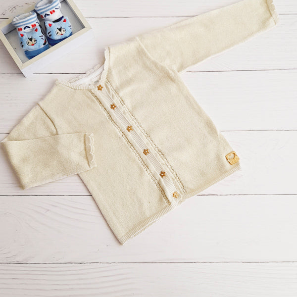 Chaleco Algodón Amarillo Marca 4kids 18 M Estado Casi tiki