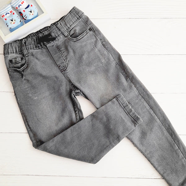 Jeans Mezclilla Gris Marca Yamp! 4 A Estado Tiki taka