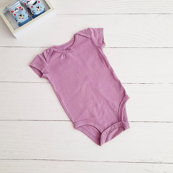 Body Algodón Morado Marca Carter's 3 M Estado Tiki taka