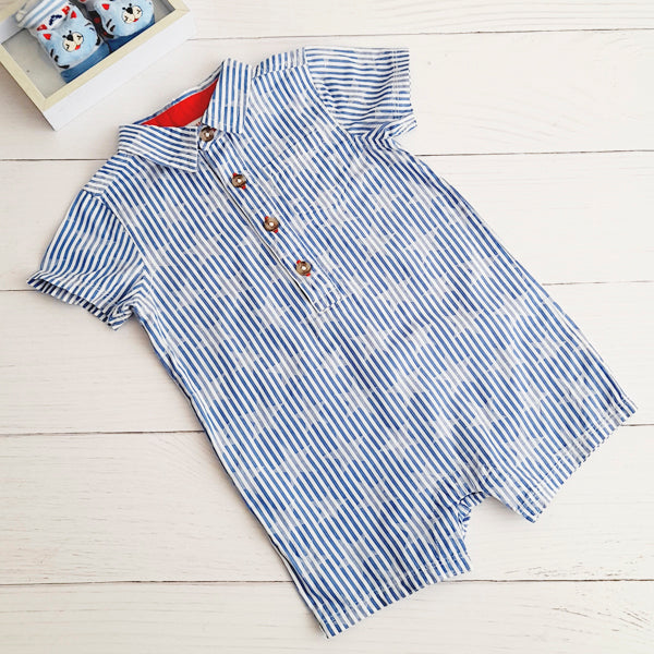 Enterito Algodón Diseños Marca Cat & Jack 12 M Estado Tiki taka