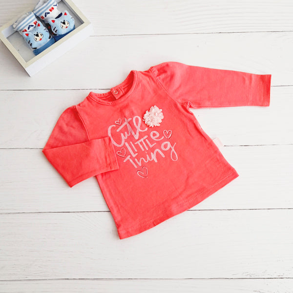 Polera Algodón Diseños Marca Ficcus 3-6 M Estado Tiki taka