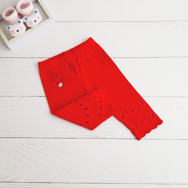 Calza Algodón Rojo Marca Limonada 6 M Estado Casi tiki