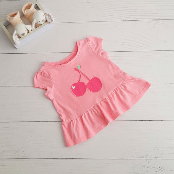 Polera Algodón Fucsia Marca Otra 12 M Estado Casi tiki