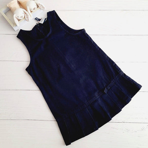 Vestido Algodón Azul Marca Otra 4 A Estado Casi tiki