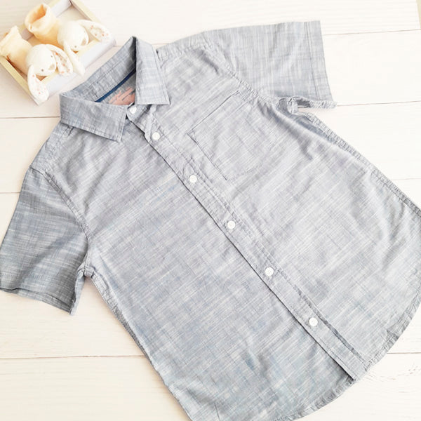 Camisa Algodón Celeste Marca Cat & Jack 8 A Estado Tiki taka