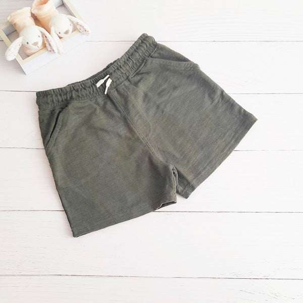 Short Algodón Verde Marca Otra 8 A Estado Casi tiki