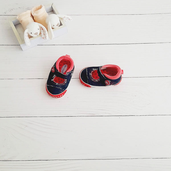 Zapato blando Lona Azul Marca Otra 19 Estado Casi tiki