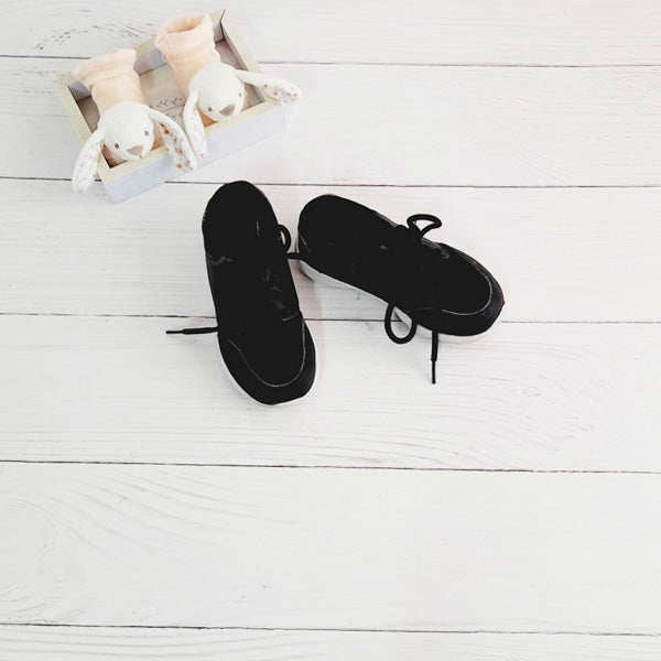 Zapatilla dura Tela Negro Marca Bubble gummers 25 Estado Tiki taka