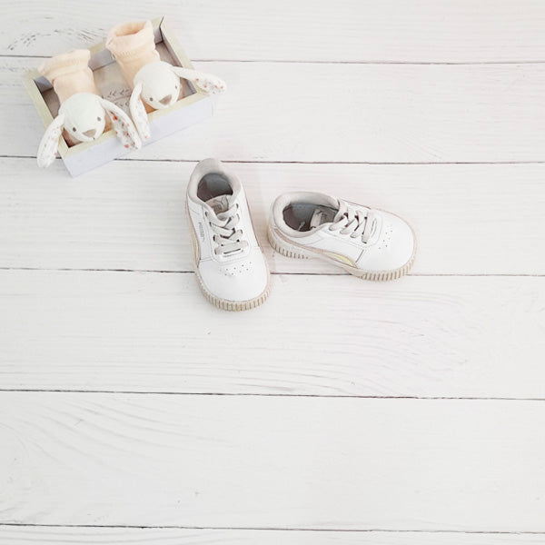 Zapatilla dura Cuerina Blanco Marca Puma 20 Estado Casi tiki