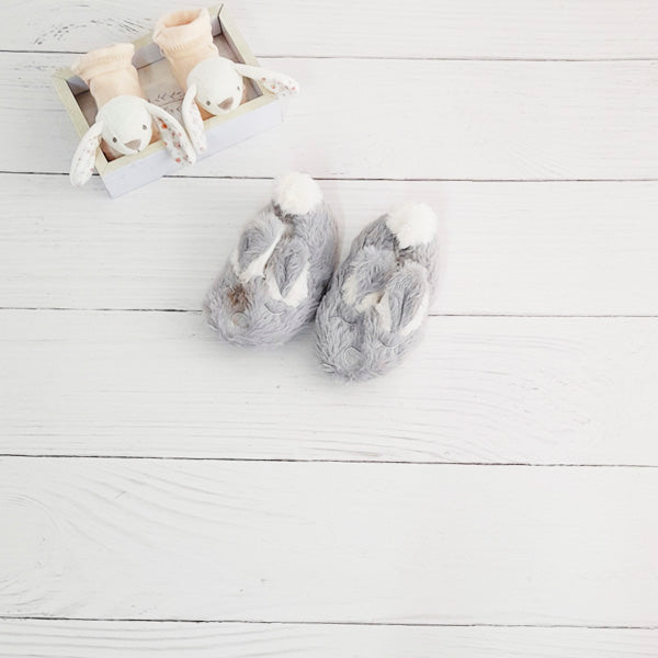 Zapato blando Peludo Gris Marca Genérica 21 Estado Casi tiki