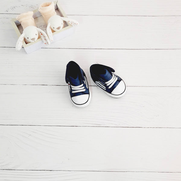 Zapatilla blanda Cuerina Diseños Marca Black and blue 17 Estado Casi tiki