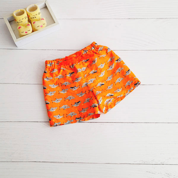 Traje de baño Tela Naranja Marca The Children's Place 0-3 M Estado Tiki taka