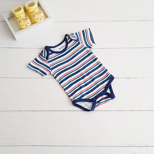 Body Algodón Rayas Marca Opaline RN Estado Tiki taka