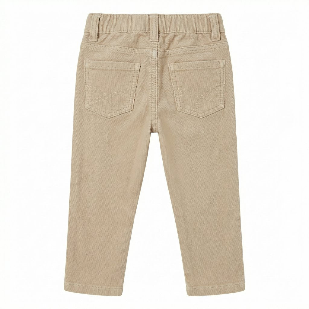 Pantalón Algodón Beige Marca Tribu 12 M Estado Casi tiki
