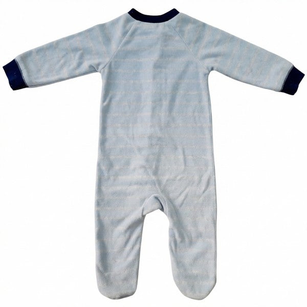 Osito Micropolar Celeste Marca Carter's 9 M Estado Casi tiki