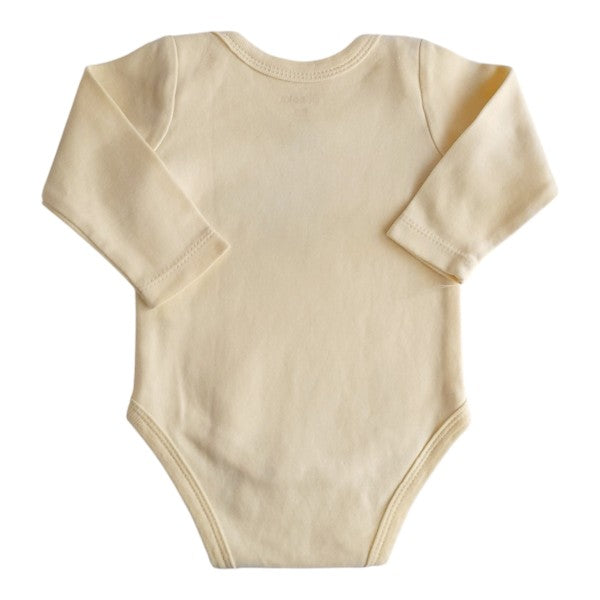 Body Algodón Amarillo Marca Colloky 3-6 M Estado Tiki taka