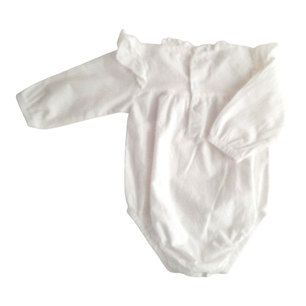 Body Algodón Blanco Marca Yamp! 3-6 M Estado Casi tiki