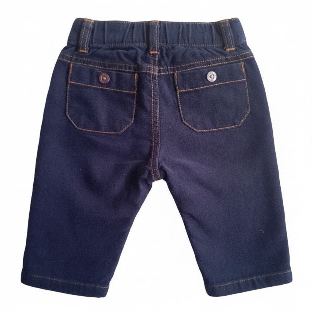 Pantalón Cotelé Azul Marca Ficcus 3-6 M Estado Tiki taka