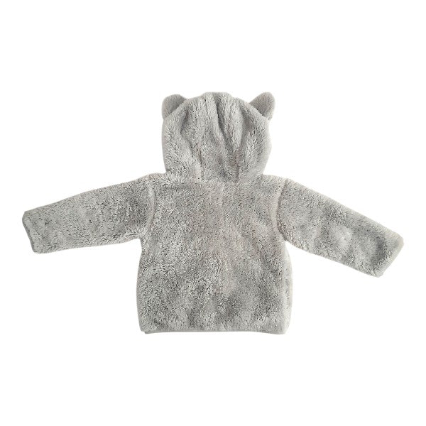 Polerón Peludo Gris Marca Boulevard 9 M Estado Casi tiki